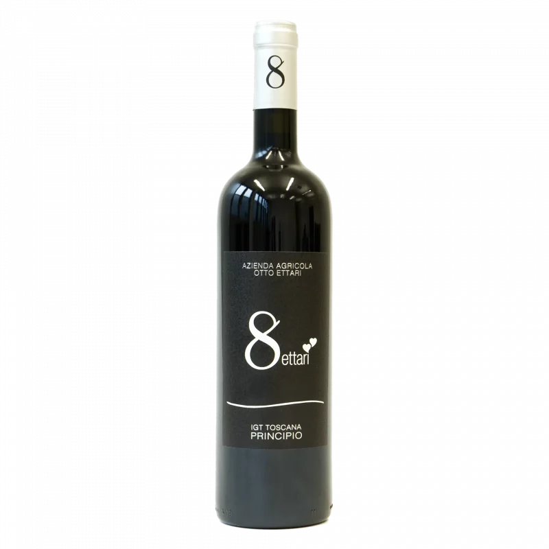 Flasche des IGT Toscana Principio